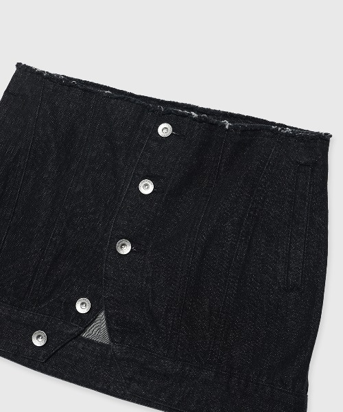 DENIM LAP SKIRT/デニムラップスカート（デニムスカート）｜JOSE