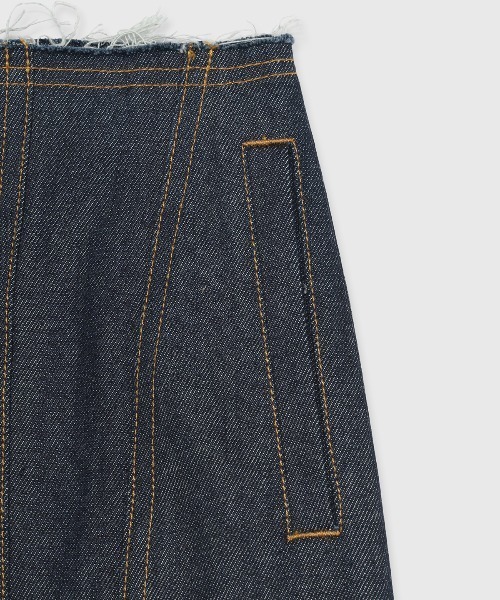 DENIM LAP SKIRT/デニムラップスカート（デニムスカート）｜JOSE