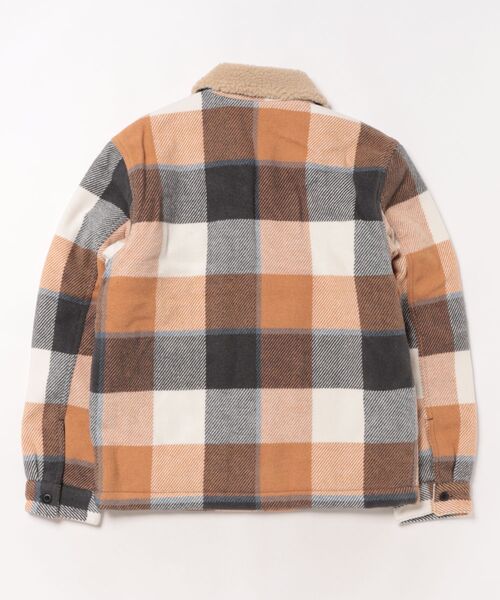 Quiksilver(クイックシルバー)の「QUIKSILVER/クイックシルバー アウター キッズ ボア ジャケット DNA SHERPA HARRINGTON YOUTH EQBJK03346(その他アウター・キッズ・オレンジ系/ブラック系・160cm/150cm/140cm)」の15枚目の写真