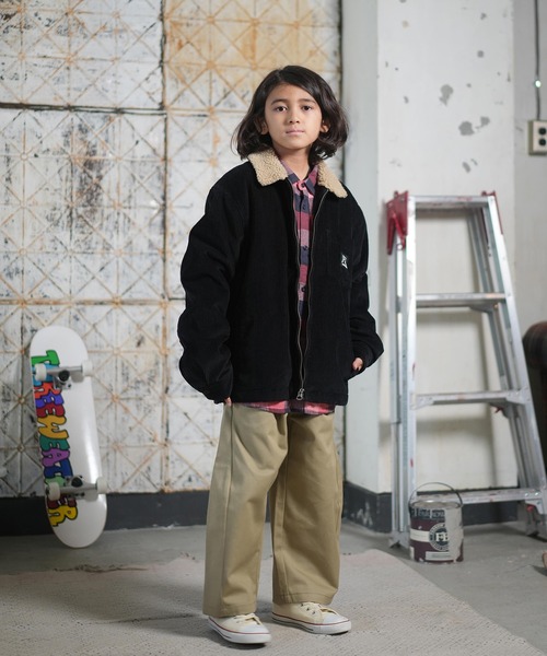 Quiksilver(クイックシルバー)の「QUIKSILVER/クイックシルバー アウター キッズ ボア ジャケット DNA SHERPA HARRINGTON YOUTH EQBJK03346(その他アウター・キッズ・オレンジ系/ブラック系・160cm/150cm/140cm)」の19枚目の写真