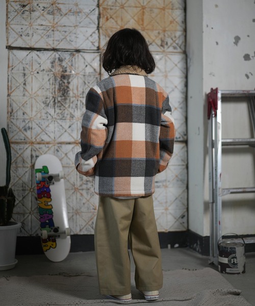Quiksilver(クイックシルバー)の「QUIKSILVER/クイックシルバー アウター キッズ ボア ジャケット DNA SHERPA HARRINGTON YOUTH EQBJK03346(その他アウター・キッズ・オレンジ系/ブラック系・160cm/150cm/140cm)」の13枚目の写真
