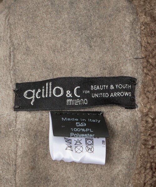 GRILLO（グリーロ）の「＜GRILLO＞ボア ハット（ハット・メンズ・ブラック/ブラウン系・FREE）」の13枚目の写真