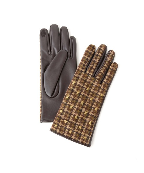 Casselini（キャセリーニ）の「Casselini(キャセリーニ)モチーフ刺繍手袋（手袋・レディース・ブラック/ベージュ/ブラウン/グレー・FREE）」の14枚目の写真