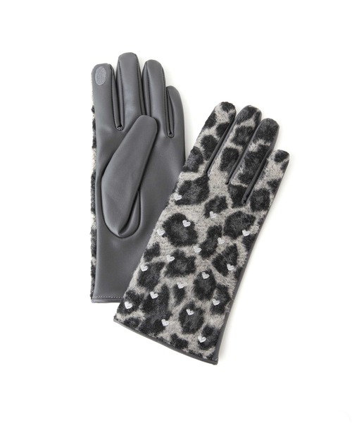 Casselini（キャセリーニ）の「Casselini(キャセリーニ)モチーフ刺繍手袋（手袋・レディース・ブラック/ベージュ/ブラウン/グレー・FREE）」の16枚目の写真