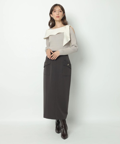 Apuweiser-riche（アプワイザーリッシェ）の「リボンカラーオフショル