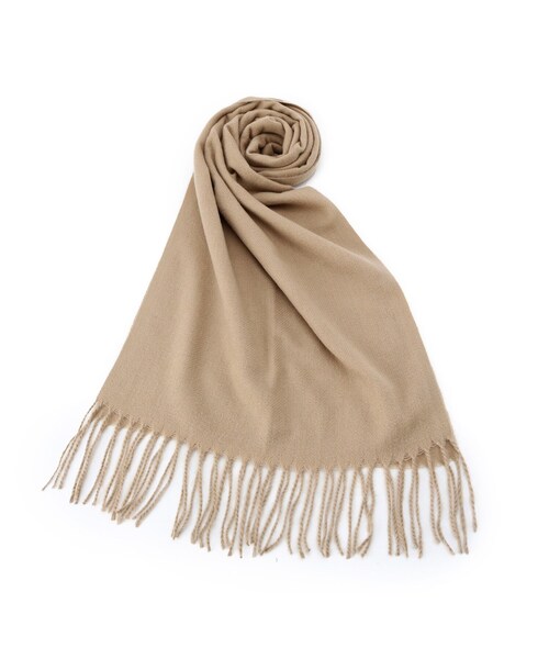 ITS'DEMO（イッツデモ）の「【8色／洗濯可】クリーミータッチ40幅無地ストール（ストール/ショール・レディース・ベージュ/ピンク/ピンク系/アイボリー/ブラック/ブラウン系/ブルーグリーン/グレー・00）」の5枚目の写真