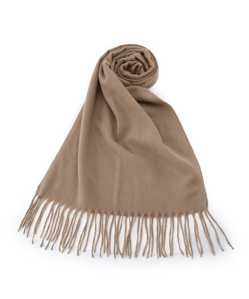 ITS'DEMO（イッツデモ）の「【8色／洗濯可】クリーミータッチ40幅無地ストール（ストール/ショール・レディース・ベージュ/ピンク/ピンク系/アイボリー/ブラック/ブラウン系/ブルーグリーン/グレー・00）」の9枚目の写真