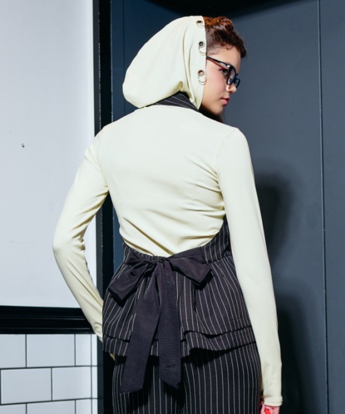 ANNA SUI NYC（アナ スイ エヌ ワイ シー）の「ピンストダイナーベスト（ベスト・レディース・ブラック/グリーン・FREE）」の5枚目の写真