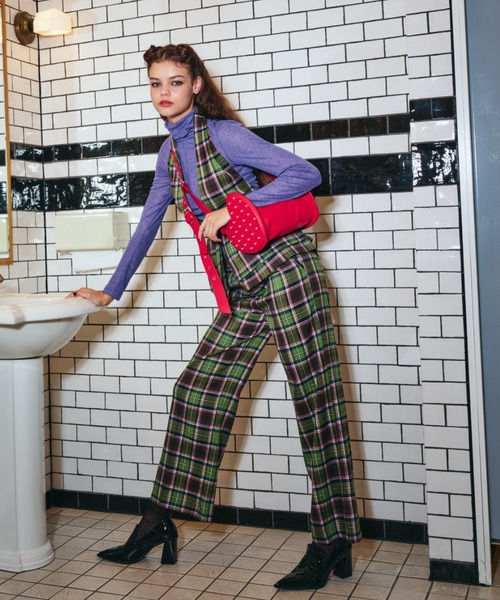 ANNA SUI NYC（アナ スイ エヌ ワイ シー）の「ピンストダイナーベスト（ベスト・レディース・ブラック/グリーン・FREE）」の10枚目の写真