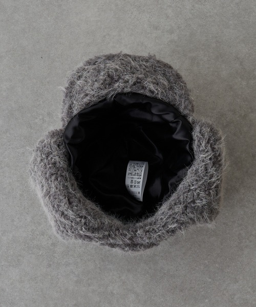 RAY CASSIN(レイカズン)の「フライトボアキャップ(キャップ・レディース・グレー/ブラック/ホワイト・FREE)」の14枚目の写真