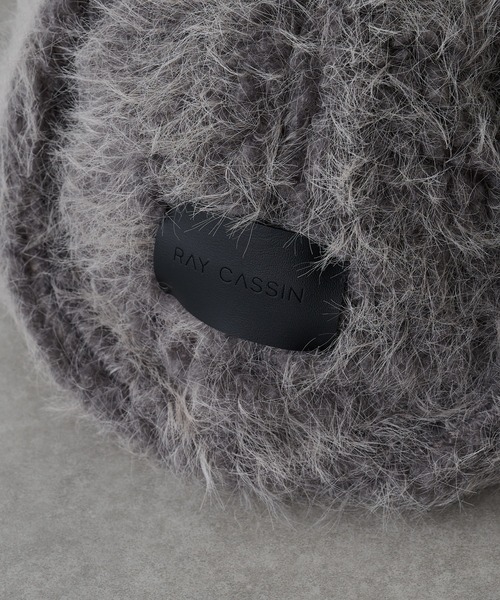 RAY CASSIN(レイカズン)の「フライトボアキャップ(キャップ・レディース・グレー/ブラック/ホワイト・FREE)」の8枚目の写真