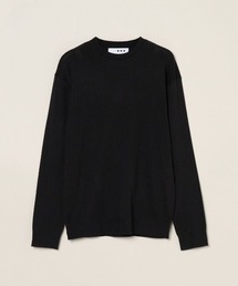 three dots（スリードッツ）の「コットンカシミヤ クルーネック（ニット/セーター）」