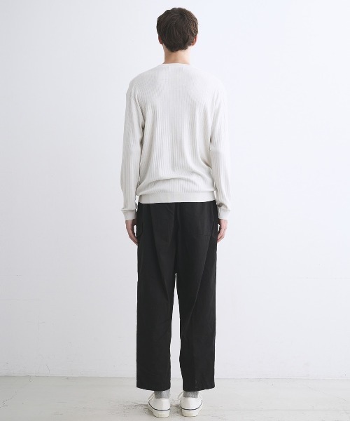 three dots(スリードッツ)の「コットンカシミヤ クルーネック(ニット/セーター・メンズ・ライトグレー/ブルー系その他/ヘザーグレー・MEDIUM/SMALL)」の14枚目の写真