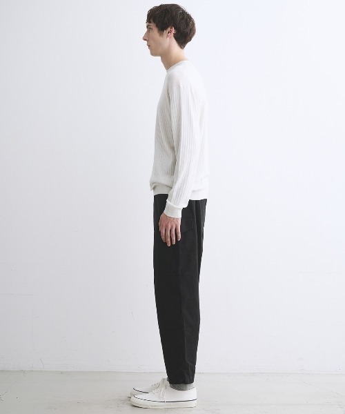 three dots(スリードッツ)の「コットンカシミヤ クルーネック(ニット/セーター・メンズ・ライトグレー/ブルー系その他/ヘザーグレー・MEDIUM/SMALL)」の13枚目の写真