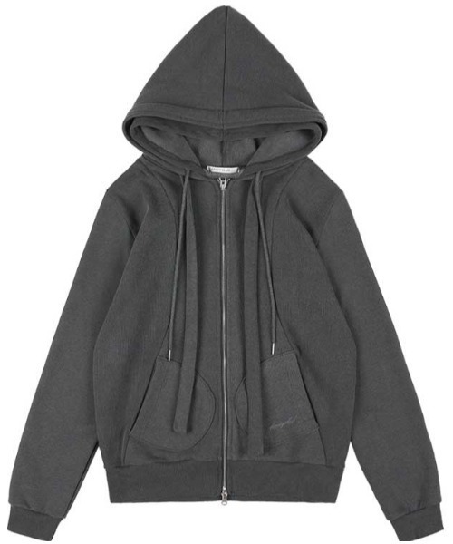 グラムリップス　レイヤーzip　フーディー　パーカー　黒　glamlips グラムリップス レイヤーzip フーディー パーカー 黒 glamlips