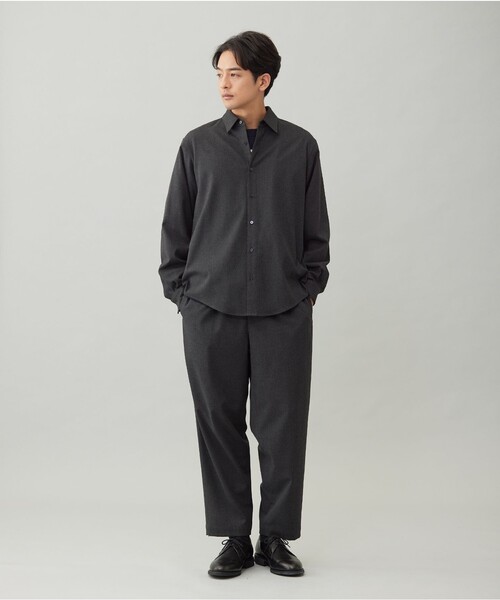 UNFILO(アンフィーロ)の「FLANNEL TOUCH シャツ(シャツ/ブラウス・メンズ・グレー系/ブラック系/ネイビー系1・MEDIUM/SMALL/X-LARGE/LARGE)」の6枚目の写真
