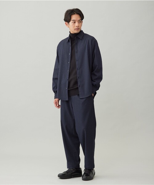 UNFILO(アンフィーロ)の「FLANNEL TOUCH シャツ(シャツ/ブラウス・メンズ・グレー系/ブラック系/ネイビー系1・MEDIUM/SMALL/X-LARGE/LARGE)」の9枚目の写真
