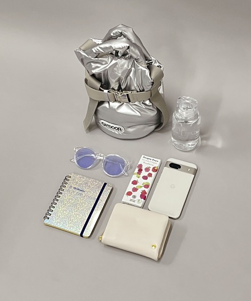 OUTDOOR PRODUCTS（アウトドアプロダクツ）の「ショルダーバッグ　OUTDOOR PRODUCTS　ＳＳサイズ（ショルダーバッグ・レディース・ブラック/シルバー/オレンジ・FREE）」の7枚目の写真