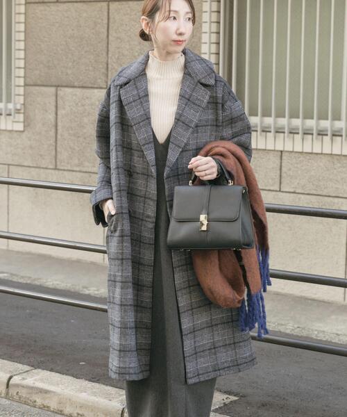 セール】ウールブレンドビッグコート（その他アウター）｜ITEMS