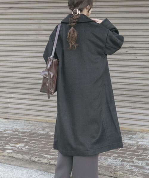 セール】ウールブレンドビッグコート（その他アウター）｜ITEMS