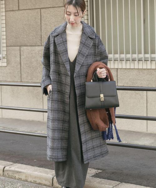 セール】ウールブレンドビッグコート（その他アウター）｜ITEMS