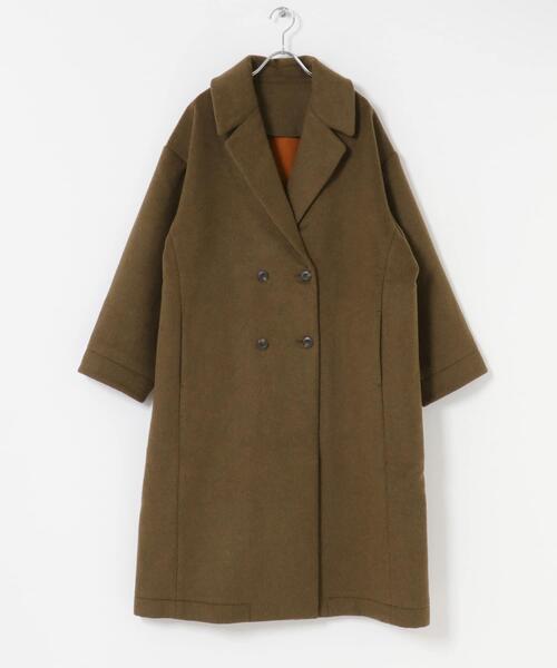 セール】ウールブレンドビッグコート（その他アウター）｜ITEMS