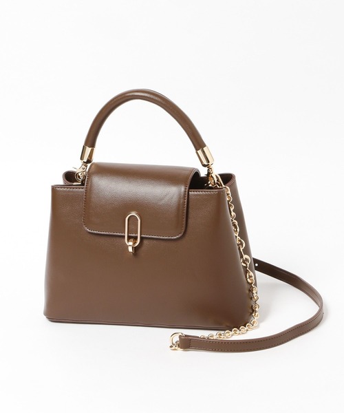 Andemiu（アンデミュウ）の「セパレートハンドバック602259（ハンドバッグ・レディース・ブラウン/ブラック/アイボリー・FREE）」の8枚目の写真