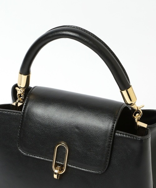 Andemiu（アンデミュウ）の「セパレートハンドバック602259（ハンドバッグ・レディース・ブラウン/ブラック/アイボリー・FREE）」の13枚目の写真