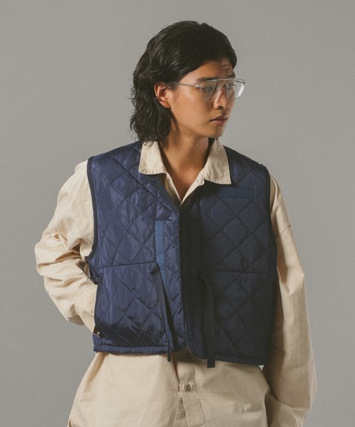 ゴルフ　キルティングショートベスト セール】【REmastered】リメイクライク/キルティングショートベスト