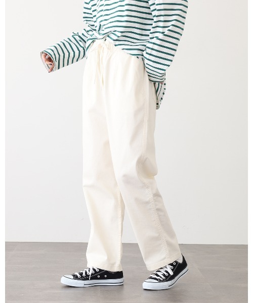 OMNES（オムネス）の「ストレッチツイルシェフパンツ（その他パンツ・レディース・カーキ/ブルーグレー/ライトブルー/オリーブ/ホワイト/テラコッタ/ブルー/グレー/ベージュ・L/M）」の2枚目の写真
