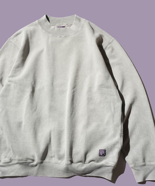 GUNG HO / ガンホー SWEAT HI-NECK フェード加工 ハイネック