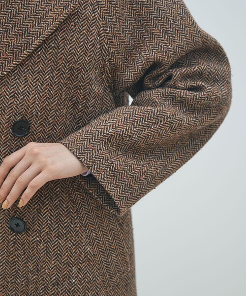 MACPHEE（マカフィー）の「カラーネップヘリンボーン ダブルブレスト