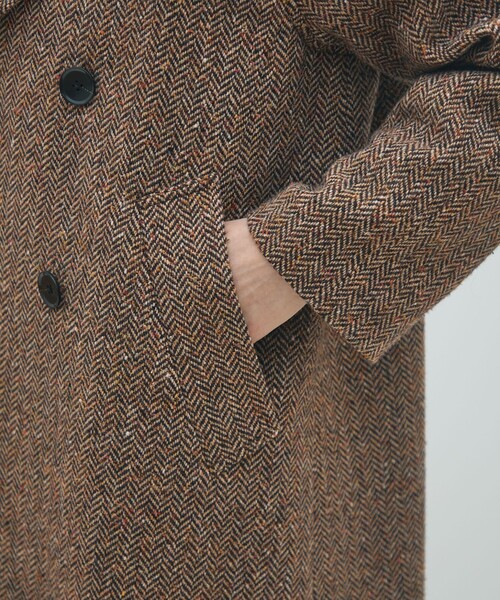 MACPHEE（マカフィー）の「カラーネップヘリンボーン ダブルブレスト