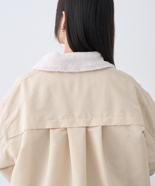 earth music&ecology(アースミュージックアンドエコロジー)の「【2025AW】リバーシブルMA-1(MA-1・レディース・ブラック/ライトベージュ・FREE)」の15枚目の写真