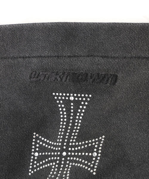 UNKNOWN LONDON（アンノウン・ロンドン）の「UNKNOWNLONDON/アンノウンロンドン/Outline Rhinestone Hoodie（パーカー・メンズ・レッド/ブラック/ベージュ・M/L/XL）」の18枚目の写真