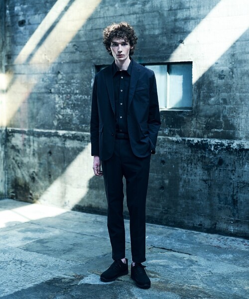 COMME CA MEN(コムサメン)の「【撥水】【COMME CA MEN BLACK】【セットアップ対応】4WAYテック パンツ(その他パンツ・メンズ・ブラック・M/L)」の2枚目の写真