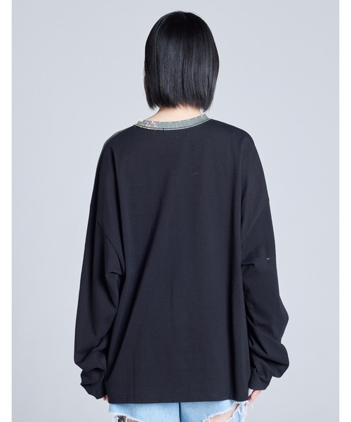 Little sunny bite(リトルサニーバイト)の「【RES】【Little Sunny Bite】photo long tee(Tシャツ/カットソー・レディース・ブラック/グリーン・SMALL/MEDIUM)」の20枚目の写真