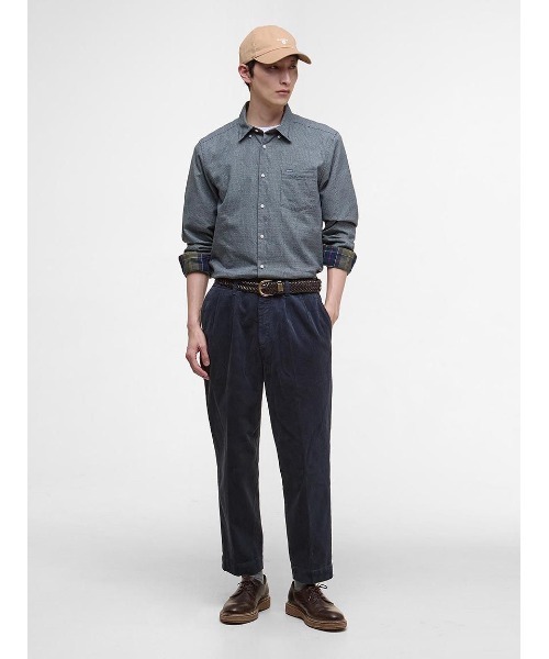 Barbour（バブアー）の「Turnerスモールチェックシャツ（アジアフィット）（シャツ/ブラウス・メンズ・ネイビー/グレー・MEDIUM/SMALL/LARGE）」の3枚目の写真