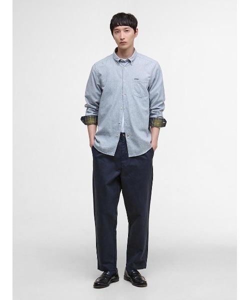 Barbour（バブアー）の「Turnerスモールチェックシャツ（アジアフィット）（シャツ/ブラウス・メンズ・ネイビー/グレー・MEDIUM/SMALL/LARGE）」の8枚目の写真