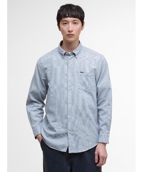Barbour（バブアー）の「Turnerスモールチェックシャツ（アジアフィット）（シャツ/ブラウス・メンズ・ネイビー/グレー・MEDIUM/SMALL/LARGE）」の9枚目の写真