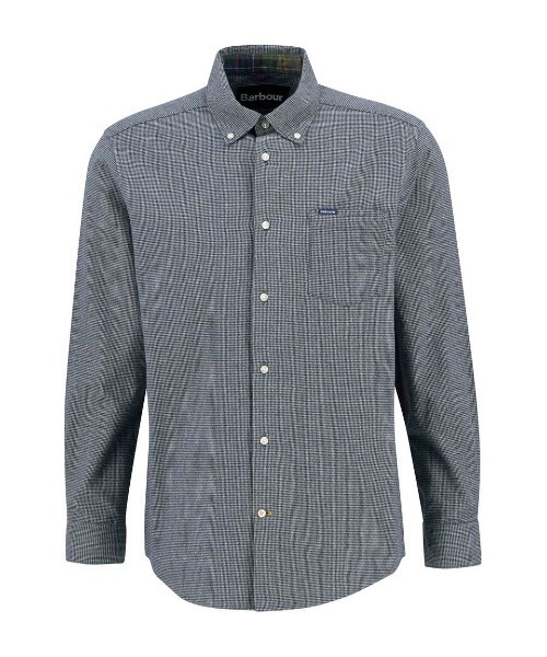 Barbour（バブアー）の「Turnerスモールチェックシャツ（アジアフィット）（シャツ/ブラウス・メンズ・ネイビー/グレー・MEDIUM/SMALL/LARGE）」の15枚目の写真