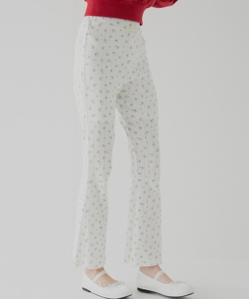 April Jane（エイプリルジェーン）の「コットンフレアパンツ（その他パンツ・レディース・グレー/ホワイト・MEDIUM/SMALL）」の2枚目の写真