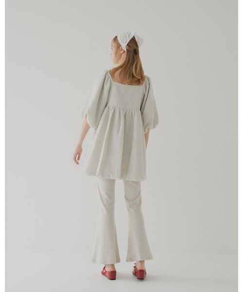 April Jane（エイプリルジェーン）の「コットンフレアパンツ（その他パンツ・レディース・グレー/ホワイト・MEDIUM/SMALL）」の18枚目の写真