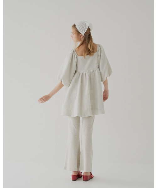 April Jane（エイプリルジェーン）の「コットンフレアパンツ（その他パンツ・レディース・グレー/ホワイト・MEDIUM/SMALL）」の19枚目の写真