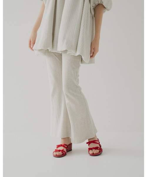 April Jane（エイプリルジェーン）の「コットンフレアパンツ（その他パンツ・レディース・グレー/ホワイト・MEDIUM/SMALL）」の21枚目の写真