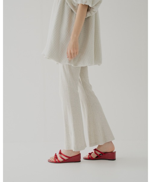 April Jane（エイプリルジェーン）の「コットンフレアパンツ（その他パンツ・レディース・グレー/ホワイト・MEDIUM/SMALL）」の22枚目の写真