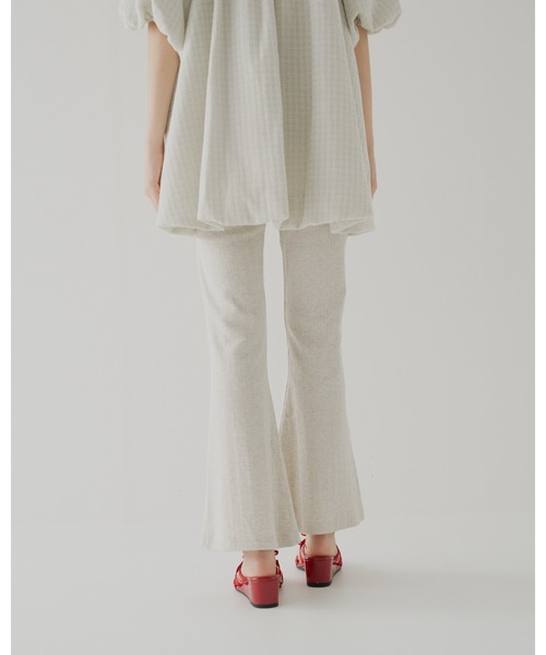 April Jane（エイプリルジェーン）の「コットンフレアパンツ（その他パンツ・レディース・グレー/ホワイト・MEDIUM/SMALL）」の14枚目の写真