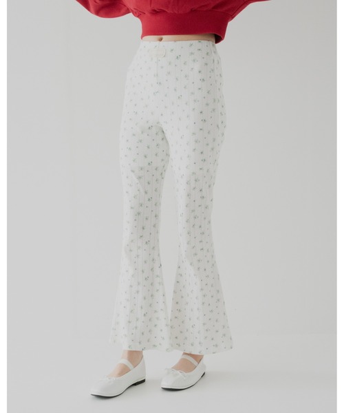 April Jane（エイプリルジェーン）の「コットンフレアパンツ（その他パンツ・レディース・グレー/ホワイト・MEDIUM/SMALL）」の3枚目の写真