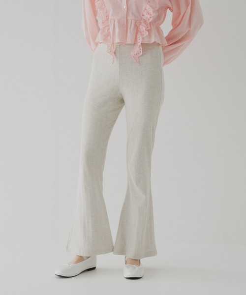 April Jane（エイプリルジェーン）の「コットンフレアパンツ（その他パンツ・レディース・グレー/ホワイト・MEDIUM/SMALL）」の9枚目の写真