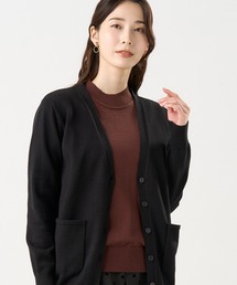 TOKYO SHIRTS | もちもち Vネック ミドル カーディガン(カーディガン/ボレロ)